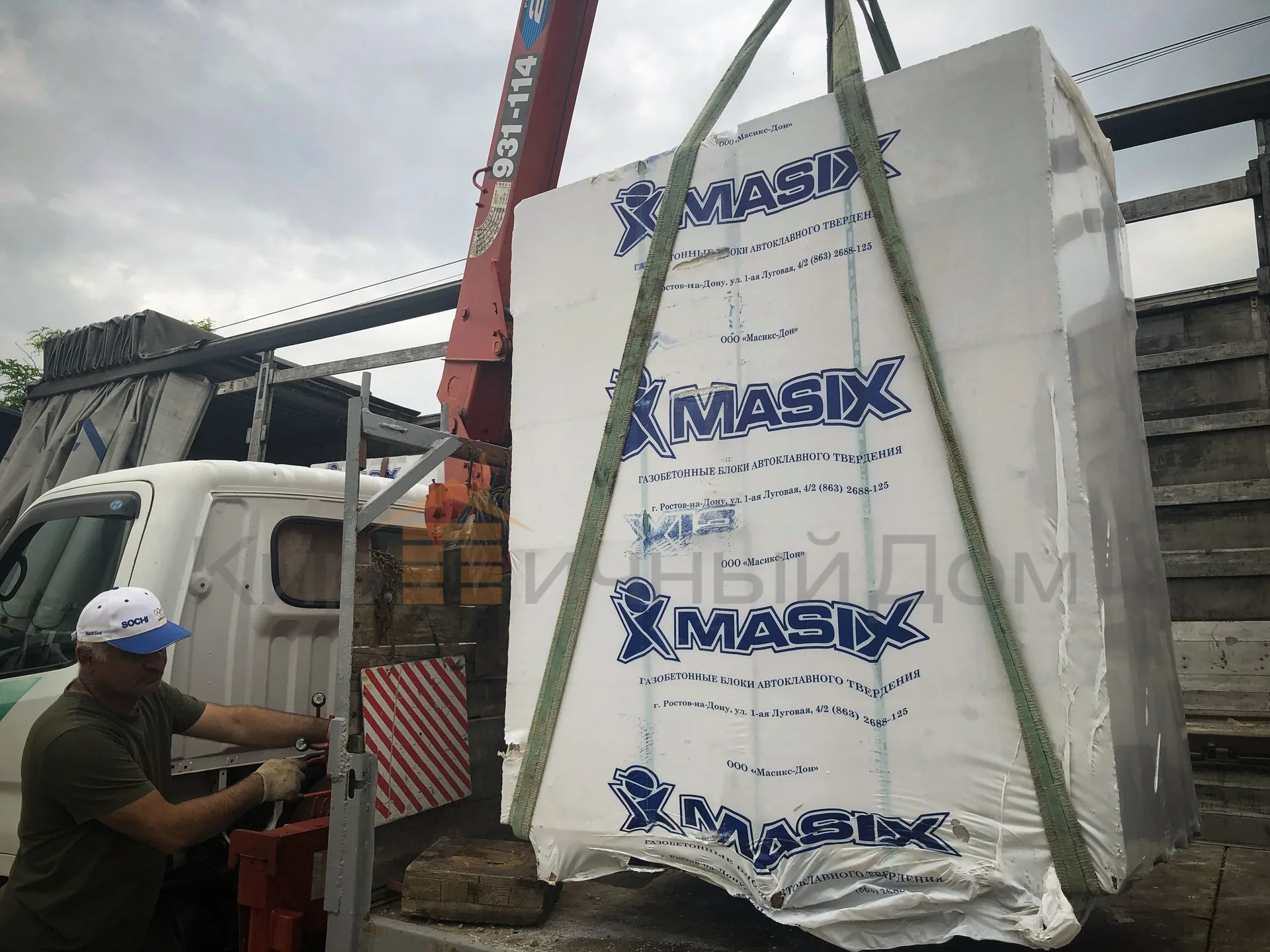 Газобетон Masix D600 625х125х250 мм фото 5